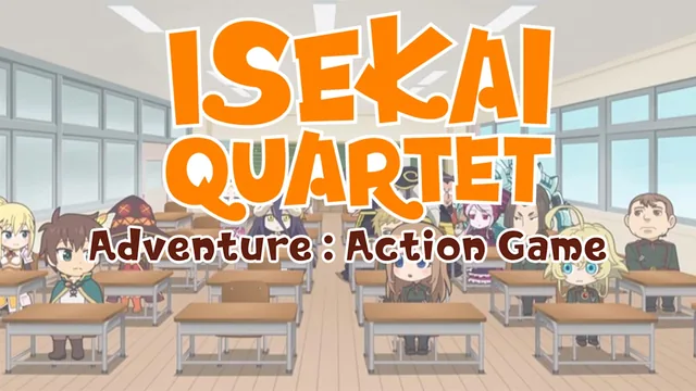 Pixel Game Maker Series ISEKAI QUARTET Adventure:Action Game 封面