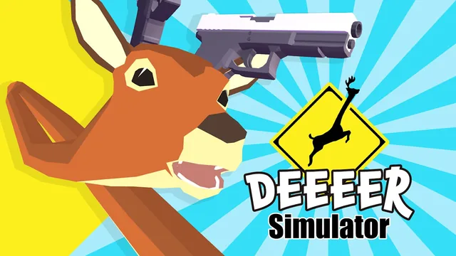 DEEEER Simulator: Your Average Everyday Deer Game 封面