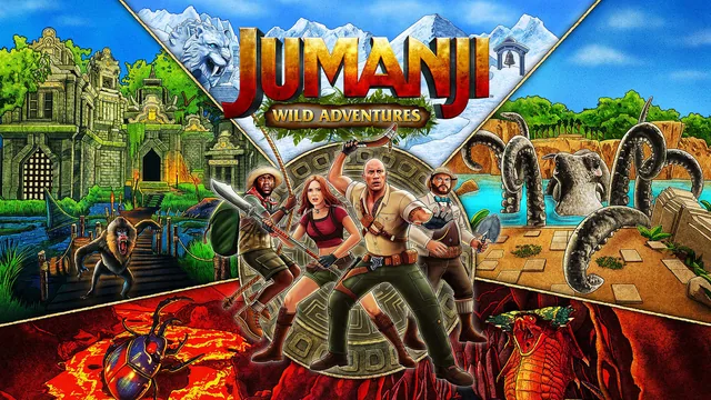 Jumanji: Aventuras Selvagens 封面