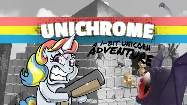 Unichrome: A 1-Bit Unicorn Adventure 封面