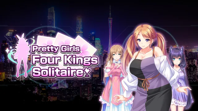 Pretty Girls Four Kings Solitaire 封面