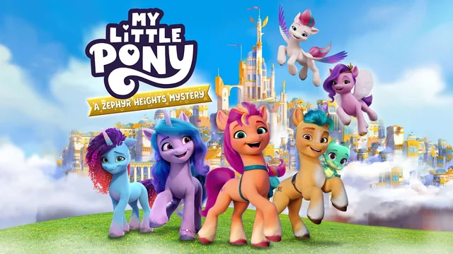 My Little Pony: Mistério em Zephyr Heights 封面