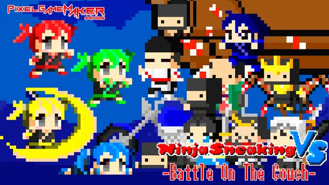 Pixel Game Maker Series Ninja Sneaking VS: Battle On The Couch 封面