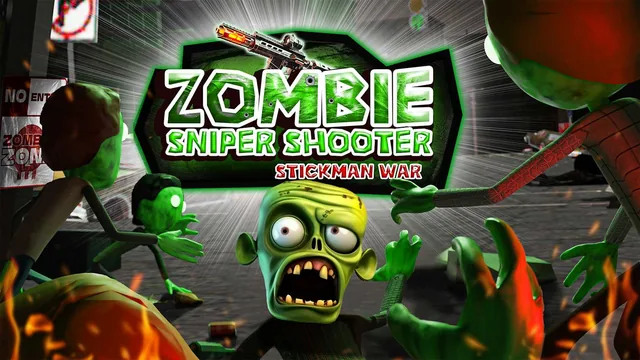 Zombie Sniper Shooter - Stickman War 封面