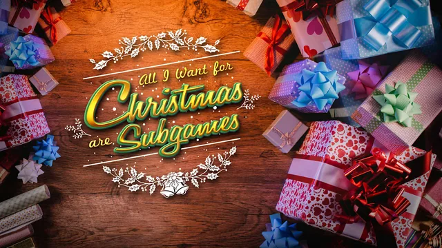 All I Want for Christmas are Subgames CE 封面