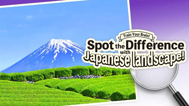 Train Your Brain! Spot the Difference with Japanese landscapes 封面