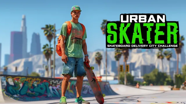 Urban Skater - Skateboard Delivery City Challenge 封面