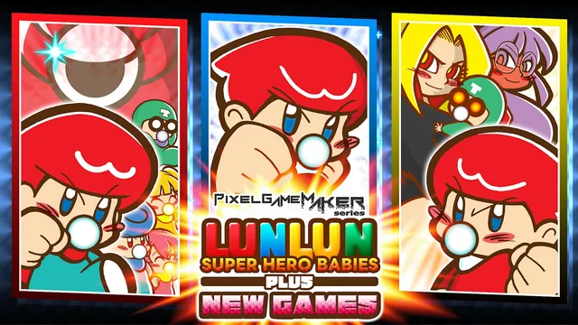 Pixel Game Maker Series LUNLUN SUPER HERO BABIES PLUS NEWGAMES 封面