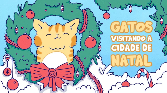Gatos visitando a cidade de Natal 封面