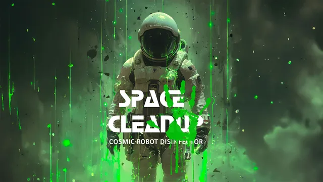Space CleanUp: Cosmic Robot Disinfector 封面