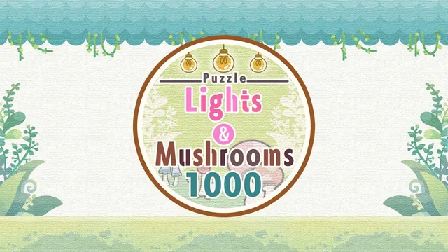 Puzzle Lights and Mushrooms 1000 封面