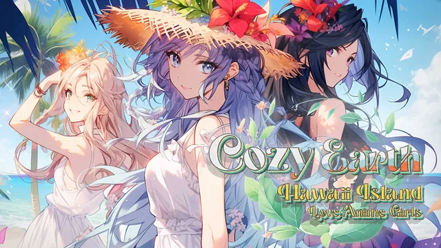 Cozy Earth: Hawaii Island Love Anime Girls 封面