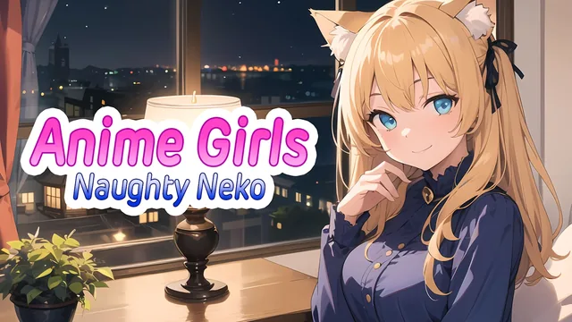 Anime Girls: Naughty Neko 封面