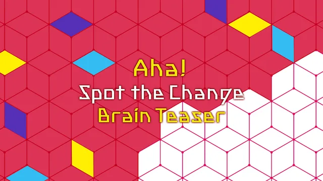 Aha! Spot the Change Brain Teaser 封面