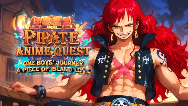 Pirate Anime Quest: One Boys' Journey, A Piece of Island Love 封面