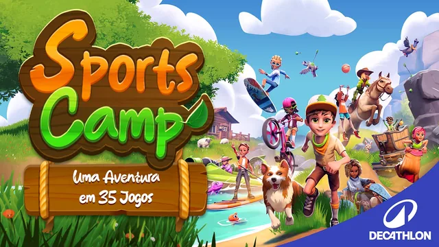 Sports Camp: Uma Aventura em 35 Jogos 封面