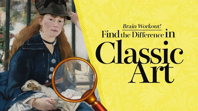 Brain Workout! Find the Difference in Classic Art 封面