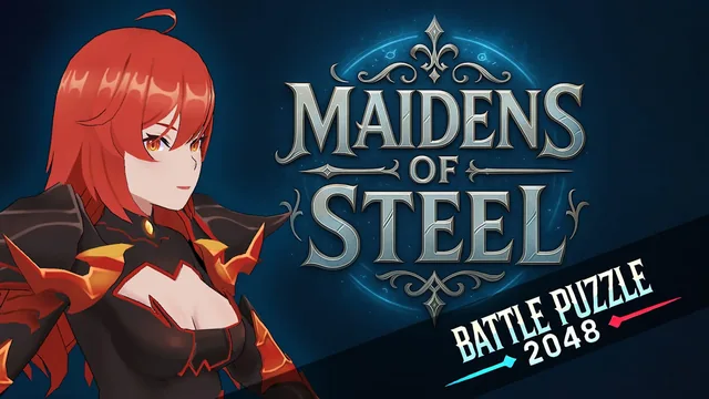 Battle Puzzle 2048 - Maidens of Steel 封面