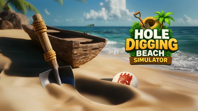 Hole Digging Beach Simulator 封面