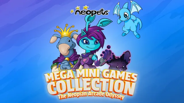Neopets - Mega Mini Games Collection - The Neopian Arcade Odyssey 封面