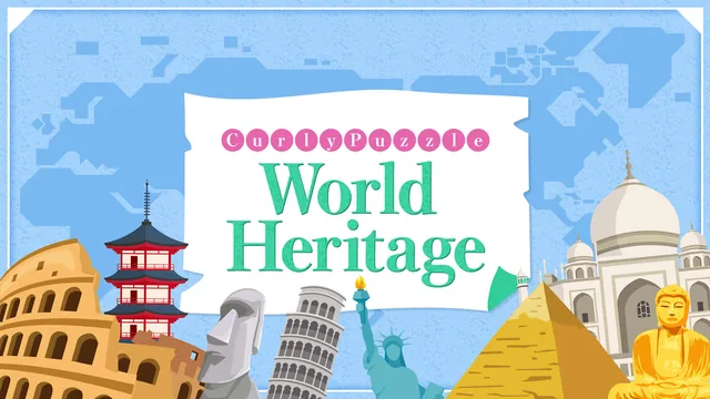 Curly Puzzle: World Heritage 封面