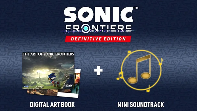 Sonic Frontiers – Edição Definitiva: Livro de Arte Digital e Trilha Sonora Digital 封面