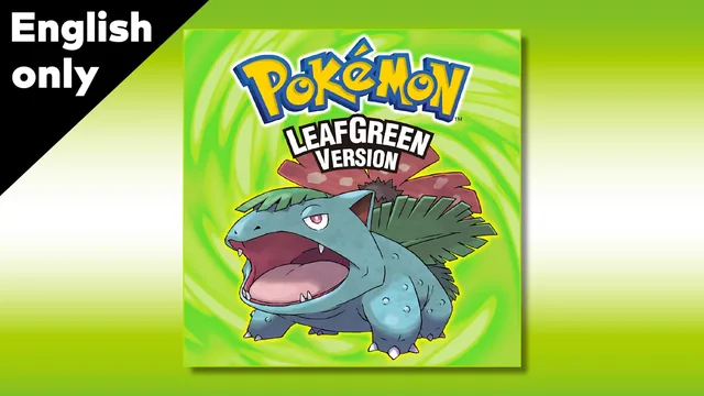 (Inglês) Pokémon LeafGreen Version 封面