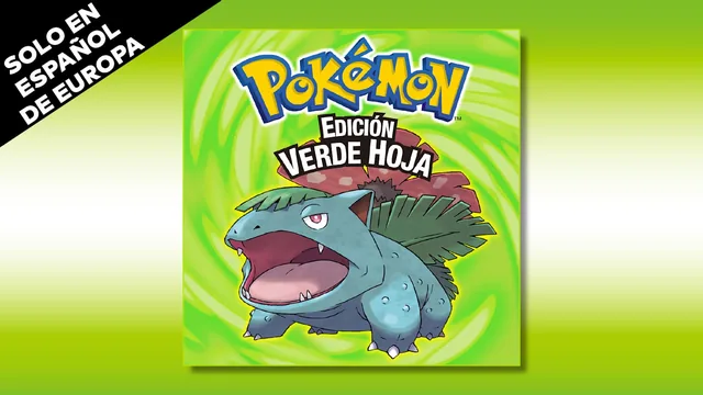 (Espanhol) Pokémon LeafGreen Version 封面