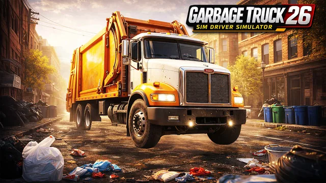 Garbage Truck Sim Driver Simulator 26 封面