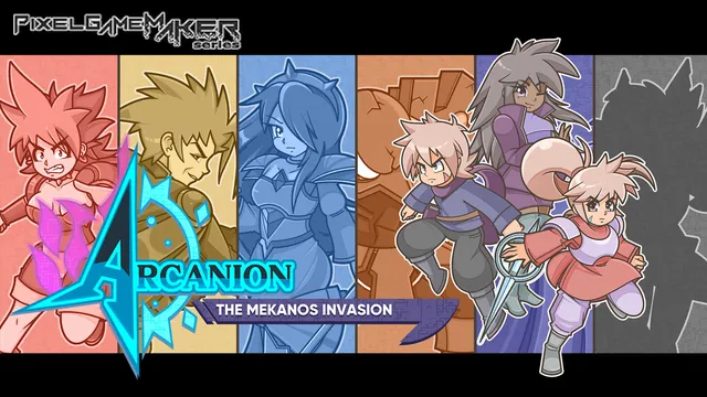Pixel Game Maker Series Arcanion: The Mekanos Invasion 封面
