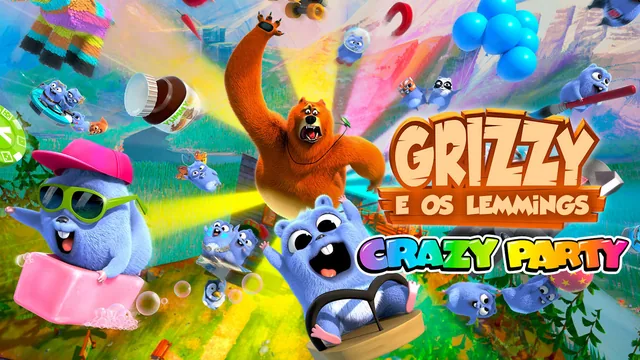 Grizzy and the Lemmings - Crazy Party 封面