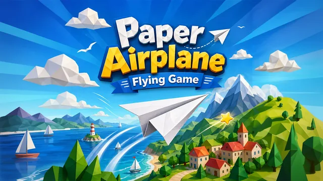 Paper Airplane Flying Game 封面