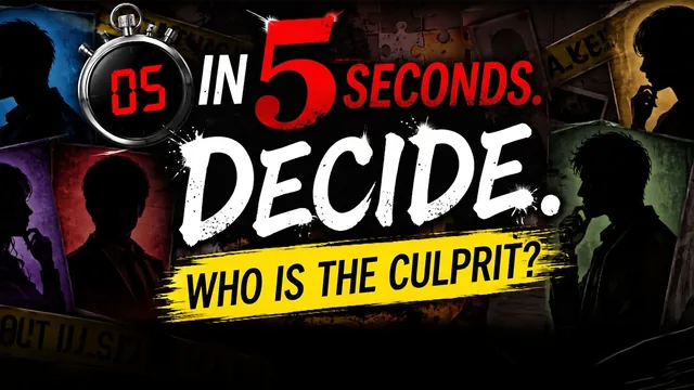 Decide in 5 Seconds.Who Is the Culprit? 封面