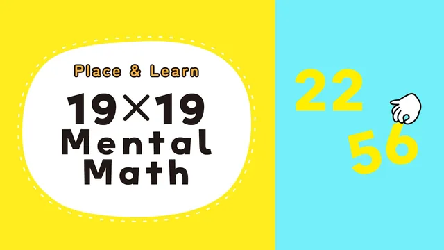 Place & Learn 19×19 Mental Math 封面