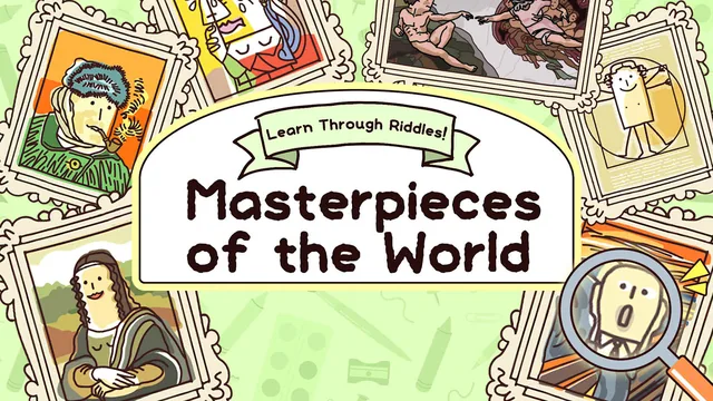 Learn Through Riddles! Masterpieces of the World 封面