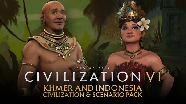 Civilization VI - Civilização Khmer e Indonésia e Pacote de Cenário 封面