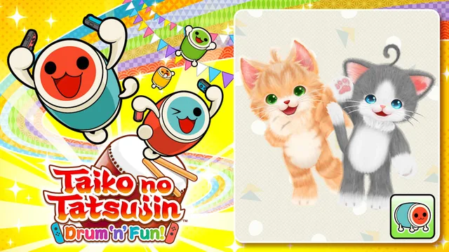 Taiko no Tatsujin: Drum 'n' Fun! NEKOKO & TOMOMO 封面