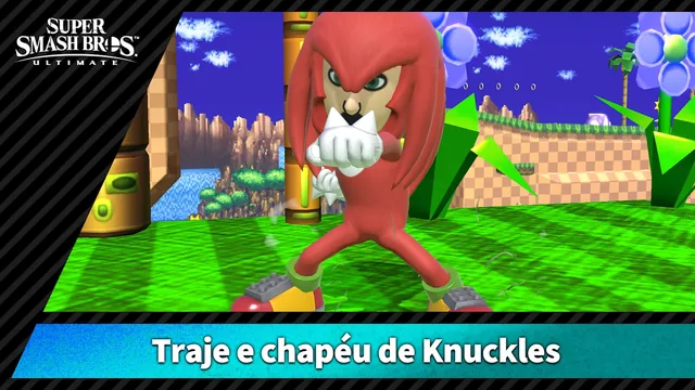 【Disfarce】Traje e chapéu de Knuckles 封面