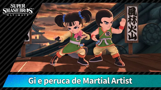 【Disfarce】Gi e peruca de Martial Artist 封面