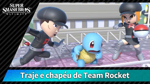 【Disfarce】Traje e chapéu de Team Rocket 封面