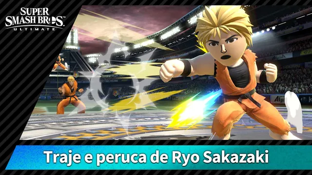 【Disfarce】Traje e peruca de Ryo Sakazaki 封面