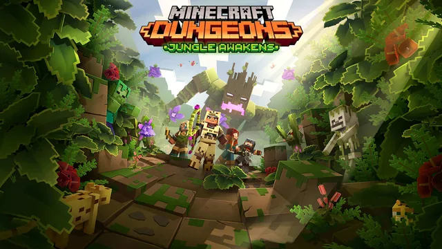 Minecraft Dungeons: O Despertar da Selva 封面