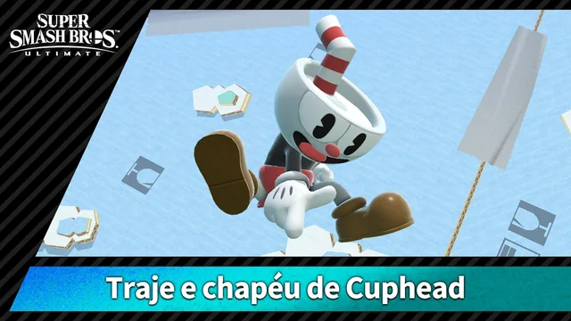 【Disfarce】Traje e chapéu de Cuphead 封面