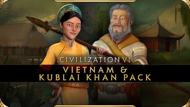 Sid Meier's Civilization VI — Pacote Vietnã e Kublai Khan 封面