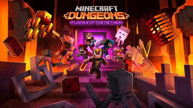 Minecraft Dungeons: Chamas do Nether 封面