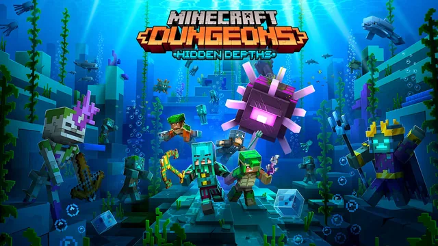 Minecraft Dungeons: As Profundezas Ocultas 封面