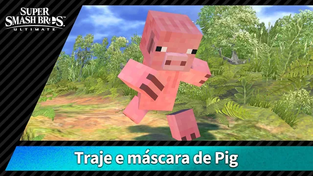 【Disfarce】Traje e máscara de Pig 封面