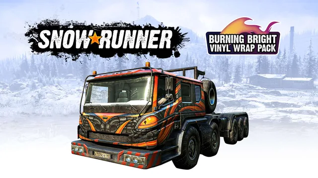 SnowRunner - Burning Bright Vinyl Wrap Pack 封面