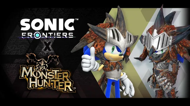 Sonic Frontiers: Pacote da Colaboração Monster Hunter 封面