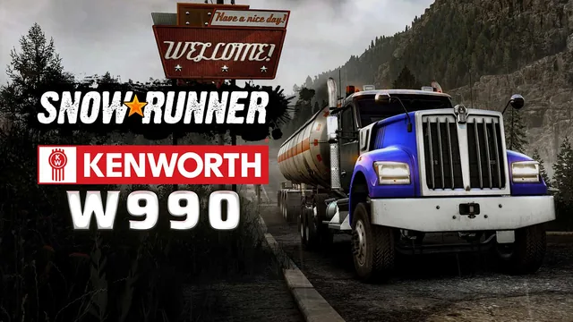 SnowRunner - Kenworth W990 封面